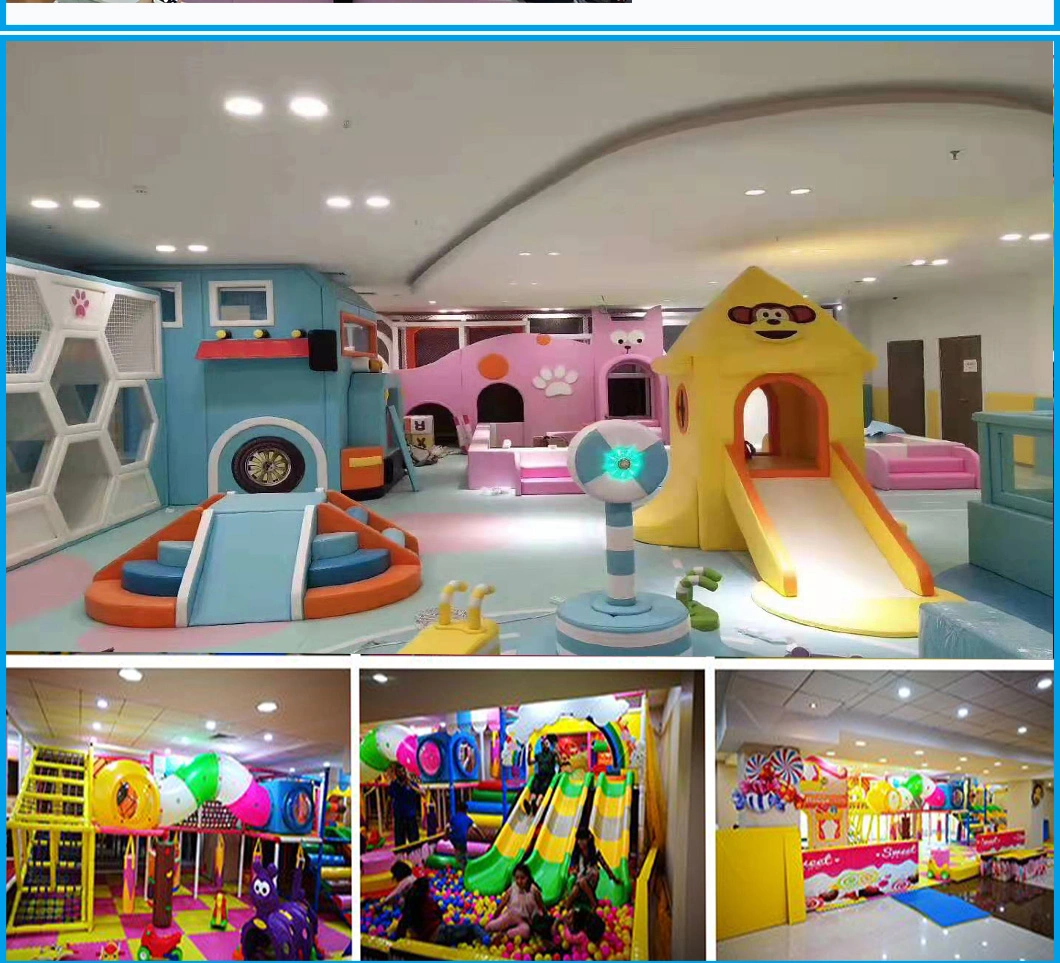 Custom Kids Playground Equipment Indoor Amusement Big Trampoline Park