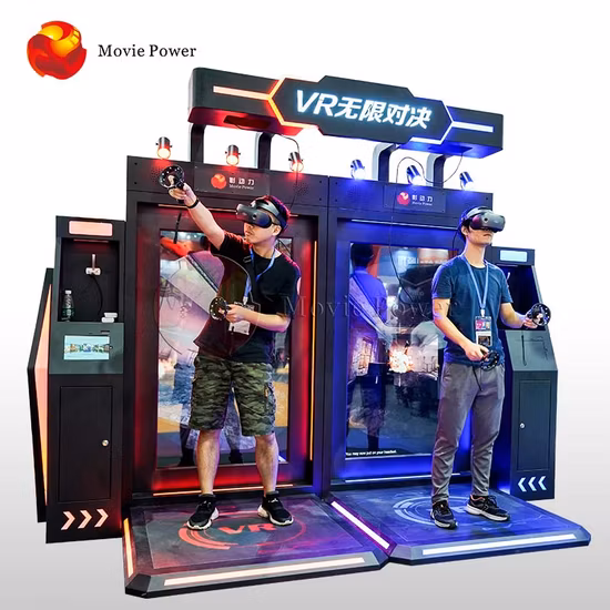 ダブルプレイヤー VR ゲーム用のバーチャル リアリティ アーケード シューティング マシン